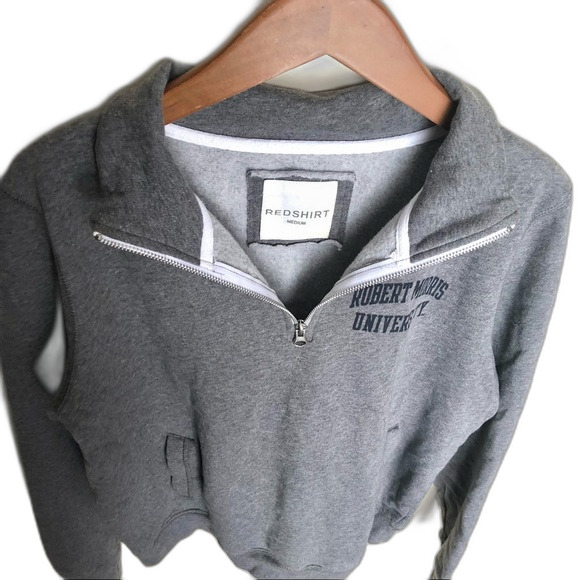 REDSHIRT RMU Grey 1/3 Zip Pullover Size Medium - Picture 4 of 15